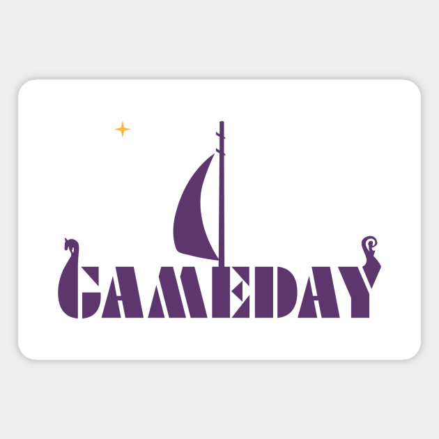 Minnesota Vikings Gameday II Magnet by mjheubach